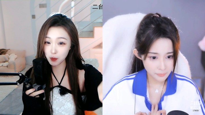 美女曼瑶直播连麦开始聊八卦和卖惨好搞笑啊
