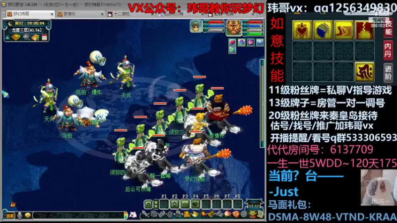 【2022-05-29 20点场】玮哥爱梦幻：北2一生一世120天175-送攻略