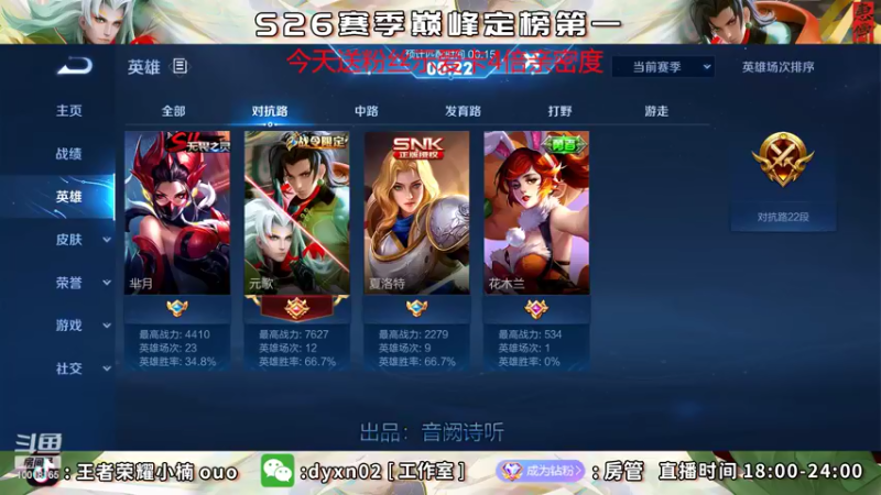 【2022-05-28 22点场】小楠ouo：巅峰冲第一 10018165