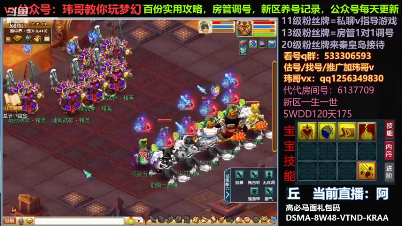 【2022-05-29 12点场】玮哥爱梦幻：北2一生一世120天175-送攻略