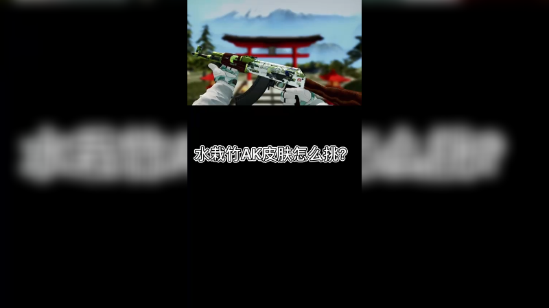 【csgo皮肤】水栽竹ak皮肤挑选细节~