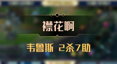 【襟花啊】韦鲁斯 2杀7助