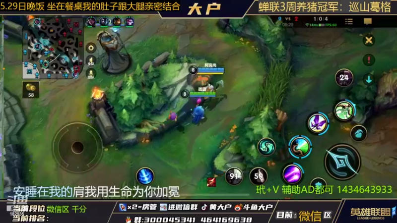【2022-05-30 10点场】大户呀：学辅助 斗鱼搜大户！