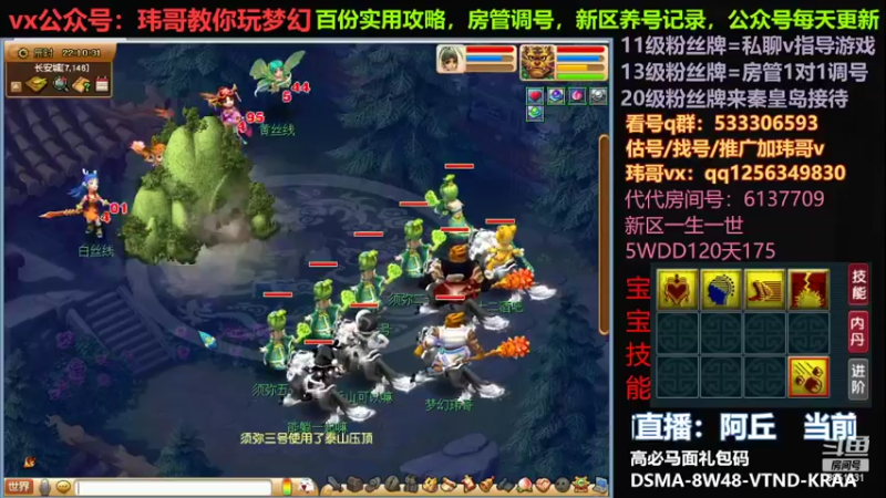 【2022-06-01 22点场】玮哥爱梦幻：北2一生一世120天175-送攻略