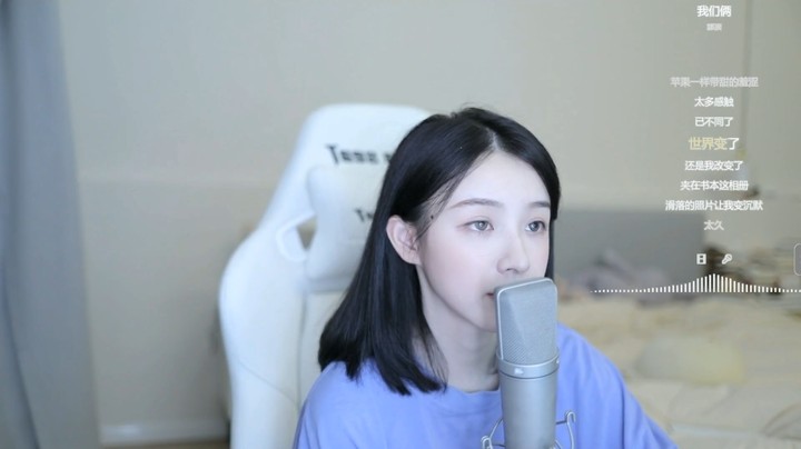 美女周二珂深情演唱情歌好听啊