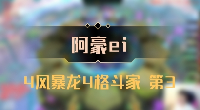 【阿豪ei】4风暴龙4格斗家 第3