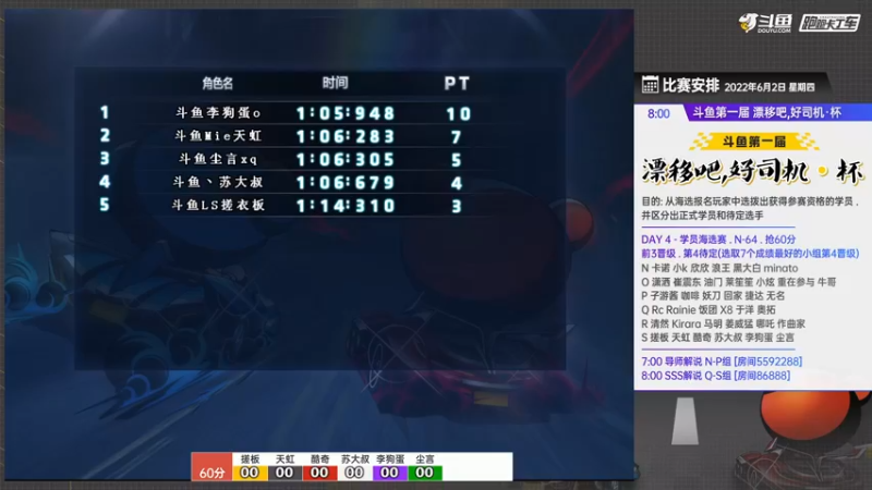 【2022-06-02 21点场】Popkartsss：SSS: 八点好司机海选