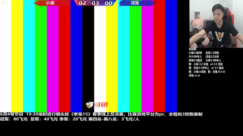 【2022-06-05 15点场】游天堂：小孩曾卓君：今晚钢头娃街霸5杯