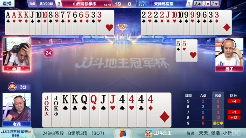 【2022-06-04 21点场】JJ斗地主官方：JJ斗地主冠军杯，夏季赛直播中