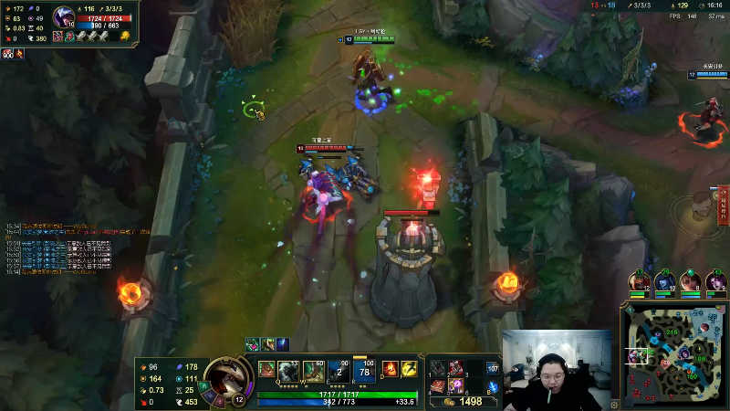 我在斗鱼看即将拥有人鱼线的PDD直播英雄联盟