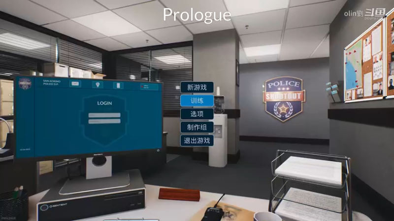 试玩一款无聊到爆的回合制游戏 国外警察模拟器 steam平台