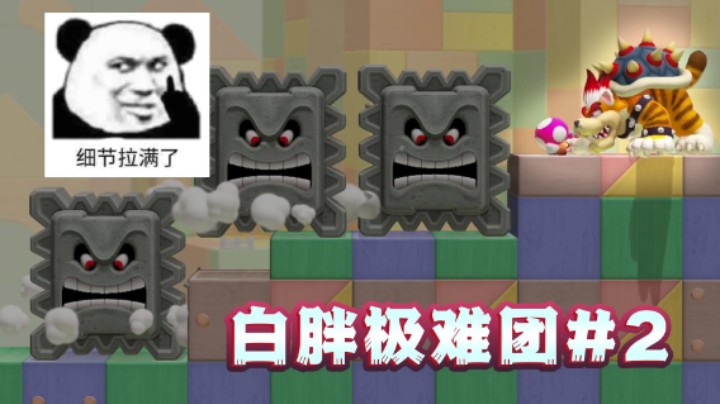 【白胖极难团】2 期 - 你只管躺，剩下的交给团长 《马里奥制造2》