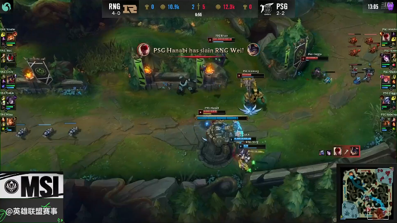 【英雄联盟】英雄联盟赛事的精彩时刻 20220606 12点场