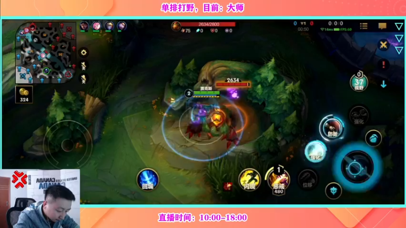 【2022-06-07 14点场】有情饮乃饱：乃饱：单排打野，上分还是上火！