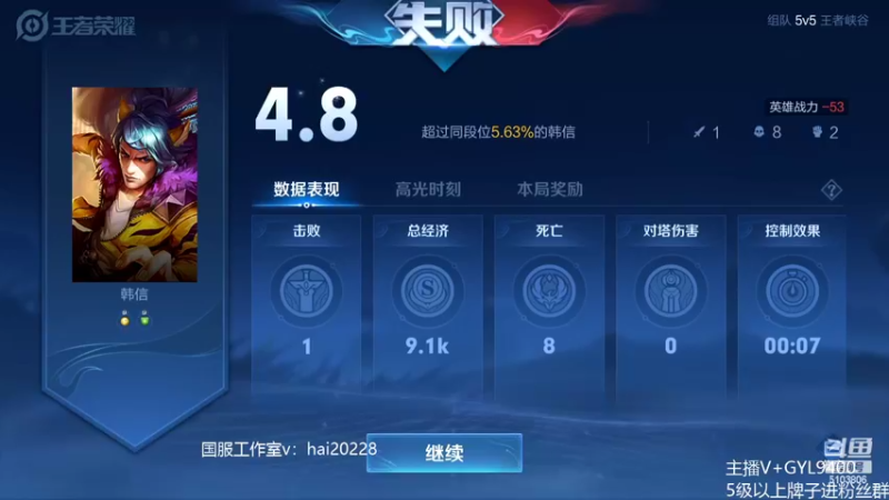 【2022-06-07 10点场】Fly高一刀：高一刀：大手子成长种