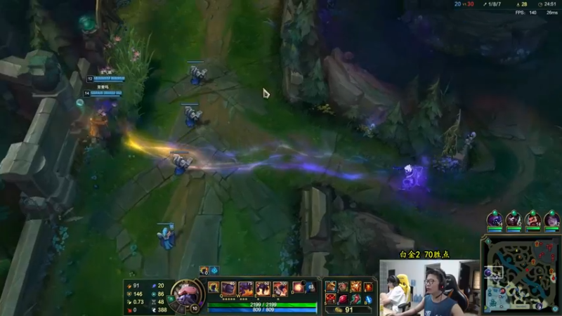 【2022-06-07 13点场】余小C真的很强：余小C：峡谷怒冲钻4！