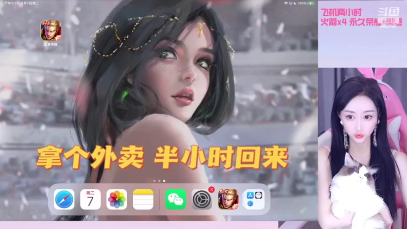 【2022-06-07 17点场】解说梦梦：钻❤️粉送王者 国法国野无敌带粉