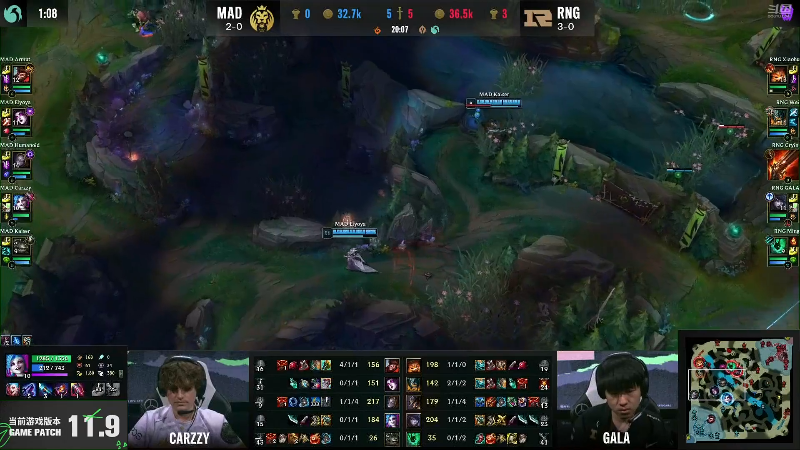 【英雄联盟】英雄联盟赛事的精彩时刻 20220608 12点场