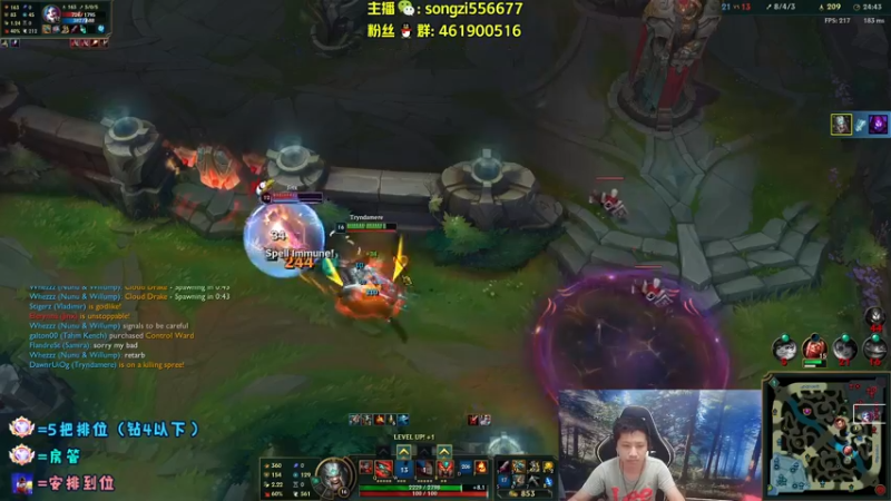 【2022-06-09 03点场】douyu丶松子：蛮王：版本最强上单 选了包赢