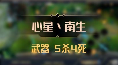 【心星丶南生】武器 5杀4死