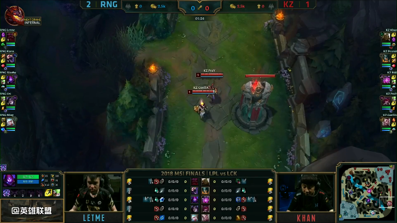 【英雄联盟】英雄联盟赛事的精彩时刻 20220609 00点场