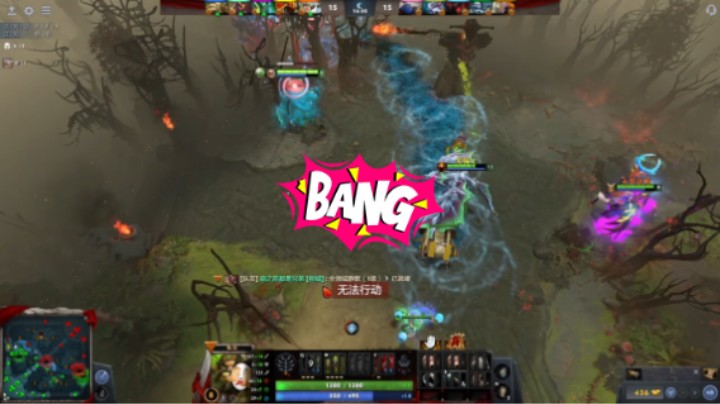 惨兮兮dota2五号位屠夫遇见死最多的1号位沉默术士啊哈哈哈哈，看警察荣誉+dota2负负得正自带降压药？？？