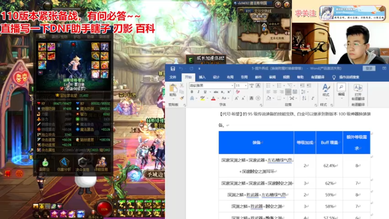 【2022-06-10 03点场】墨羽狼不是摸鱼娘：鬼泣剑帝110搭配已完成，今晚弹药