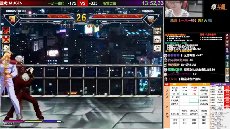 【2022-06-09 22点场】那日的风：【MUGEN】想要一个对手