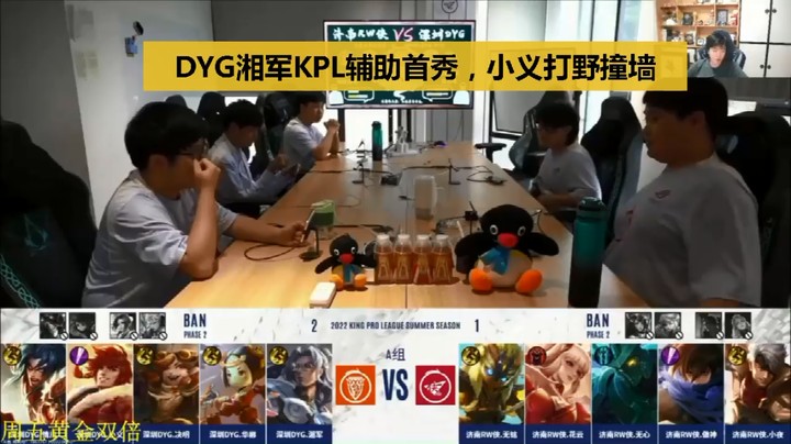 【KPL夏季赛】DYG湘军打野转辅助KPL首秀，小义竟然撞墙了