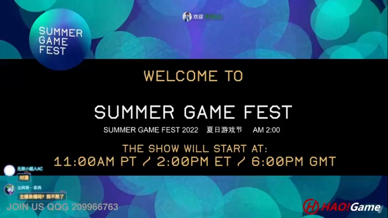 【2022-06-10 01点场】HaoGame长木告：HAO!Game Live