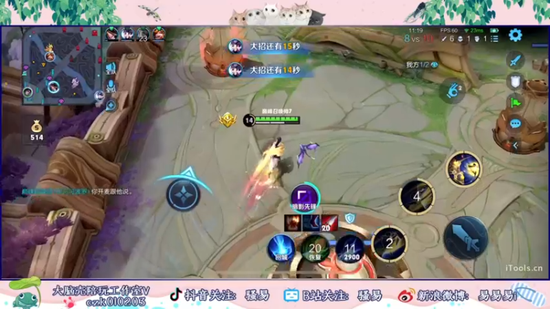 【2022-06-12 00点场】骚易丶：我就是花木兰的神！！！