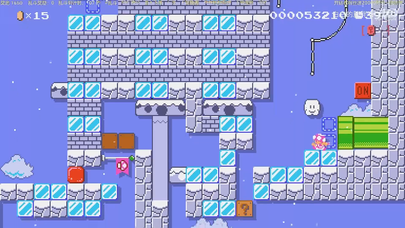 我在斗鱼看白白的胖胖呀直播马里奥制造