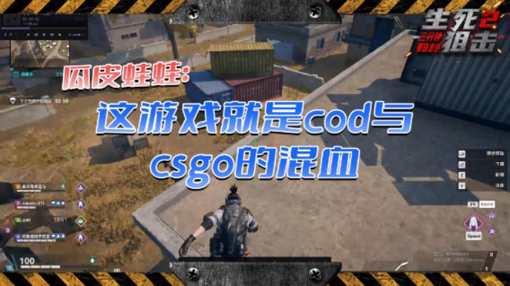 瓜皮蛙蛙：这游戏就是cod与csgo的混血