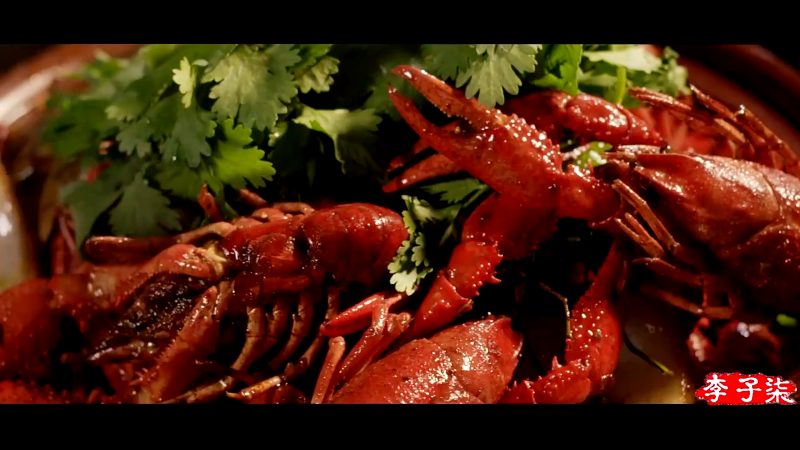 我在斗鱼看李子柒liziqi直播美食