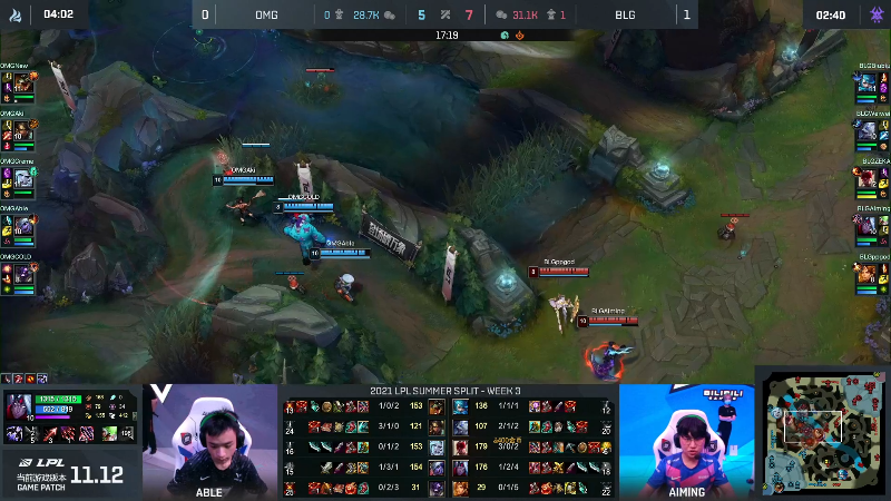 【英雄联盟】英雄联盟赛事的精彩时刻 20220613 13点场