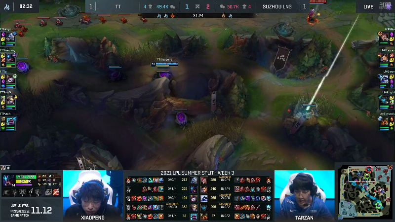 【英雄联盟】英雄联盟赛事的精彩时刻 20220613 00点场