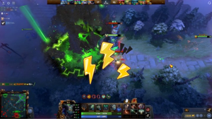 惨兮兮dota2三号位孽主大屁股败北时刻