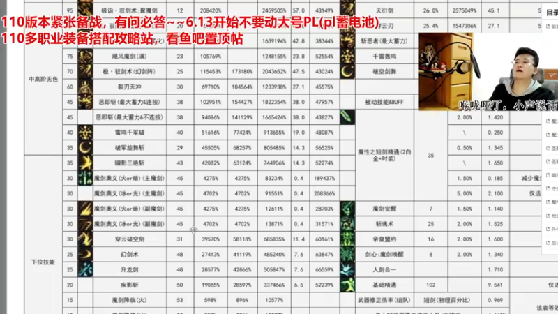 【2022-06-14 00点场】墨羽狼不是摸鱼娘：魔道搭配已发，今晚剑魔剑宗鹦鹉