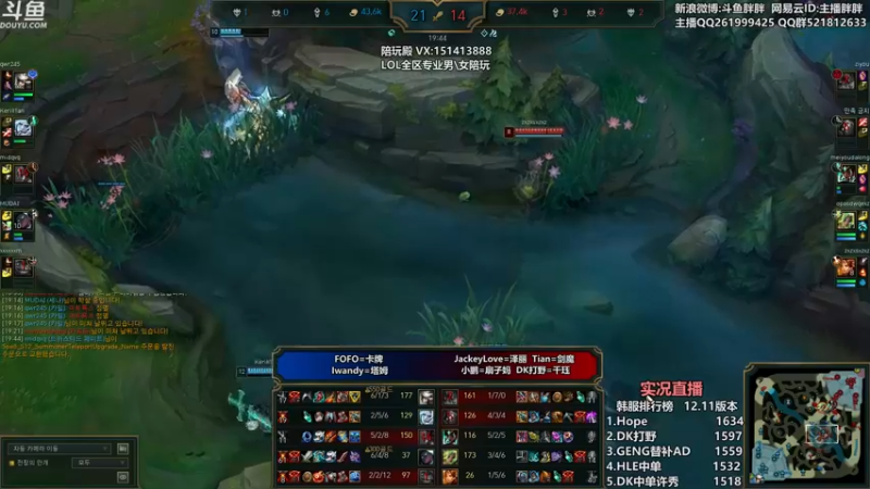 【2022-06-14 00点场】胖胖灬：胖胖OB：韩服 小虎 VS Faker