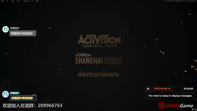 【2022-06-14 21点场】HaoGame长木告：HAO!Game Live