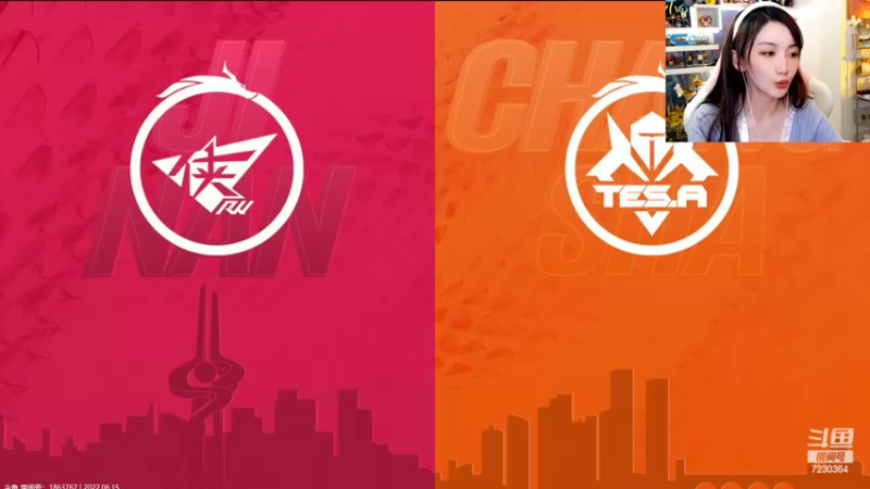 【2022-06-15 19点场】解说小鹿呀：比赛：RW侠 vs TES