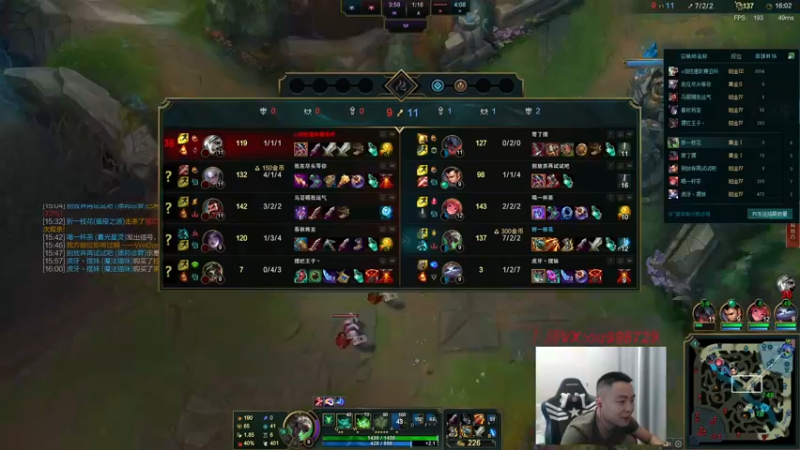 【2022-06-15 01点场】暗夜猎手光头强：第一vn：小代克星！！！