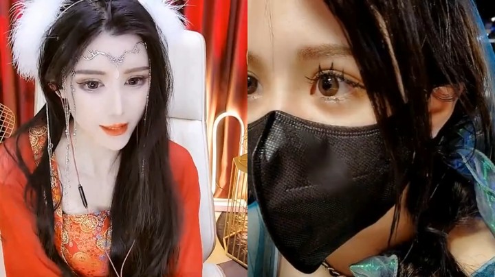 小王哥去做头发了，美女崽崽连麦PK遇到了三婶