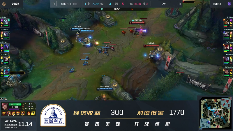 【英雄联盟】英雄联盟赛事的精彩时刻 20220615 20点场