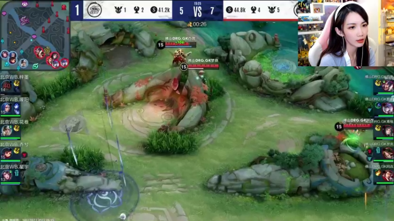 【2022-06-15 23点场】解说小鹿呀：比赛：GK vs WB