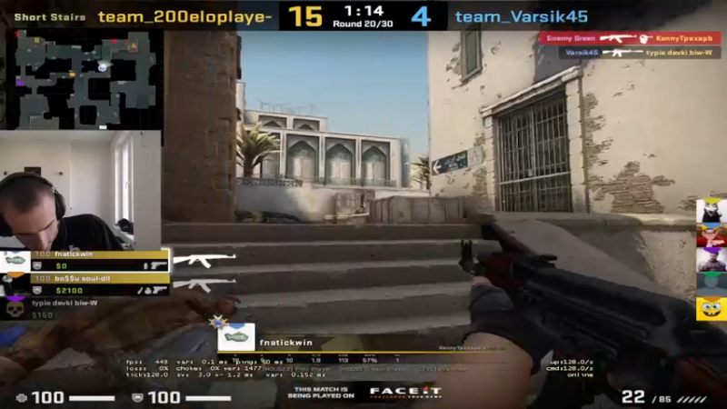 【2022-06-15 23点场】毛子Reckless：Faceit 欧洲