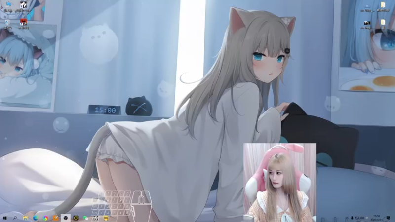 【2022-06-15 15点场】猫系女友笑酱酱gf：（摄像头）美少女的第365副面孔~