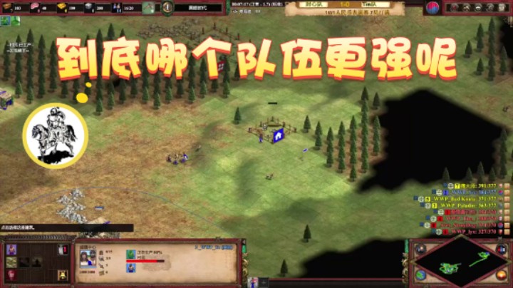 【帝国时代猜火车Yo】：到底那个队伍更强呢