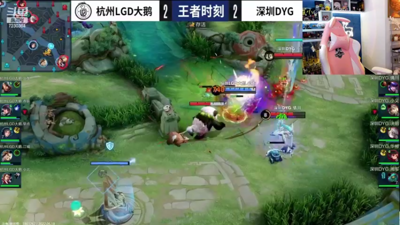 【2022-06-18 19点场】解说小鹿呀：比赛：XYG vs WB