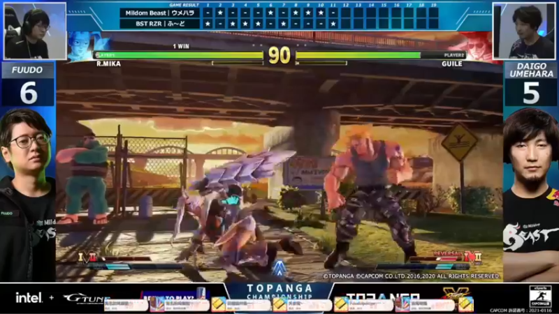 【2022-06-17 19点场】边哥BeenGor：直播:日本街霸5最强联赛决赛